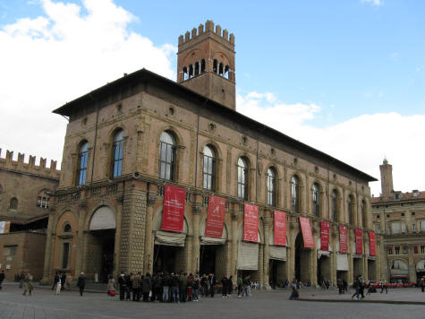 Palazzo del Podeste in Bologna Italy